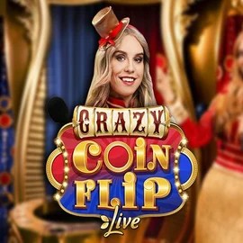 Crazy Coin Flip by Evolution, showcased at euroscolaonline.com – game logo
