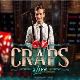 Live Craps logo – Live Casino by Evolution at Casino Euro
